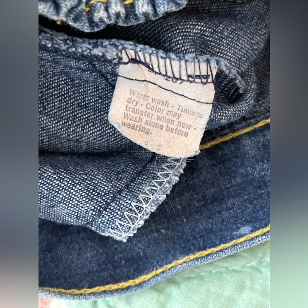 Vintage Little Levis flare denim jeans outfit red tab - Picture 12 of 12